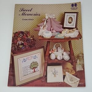 3/$15 VTG Sweet Memories Charted Cross Stitch Pattern Book VAC9 ©1981